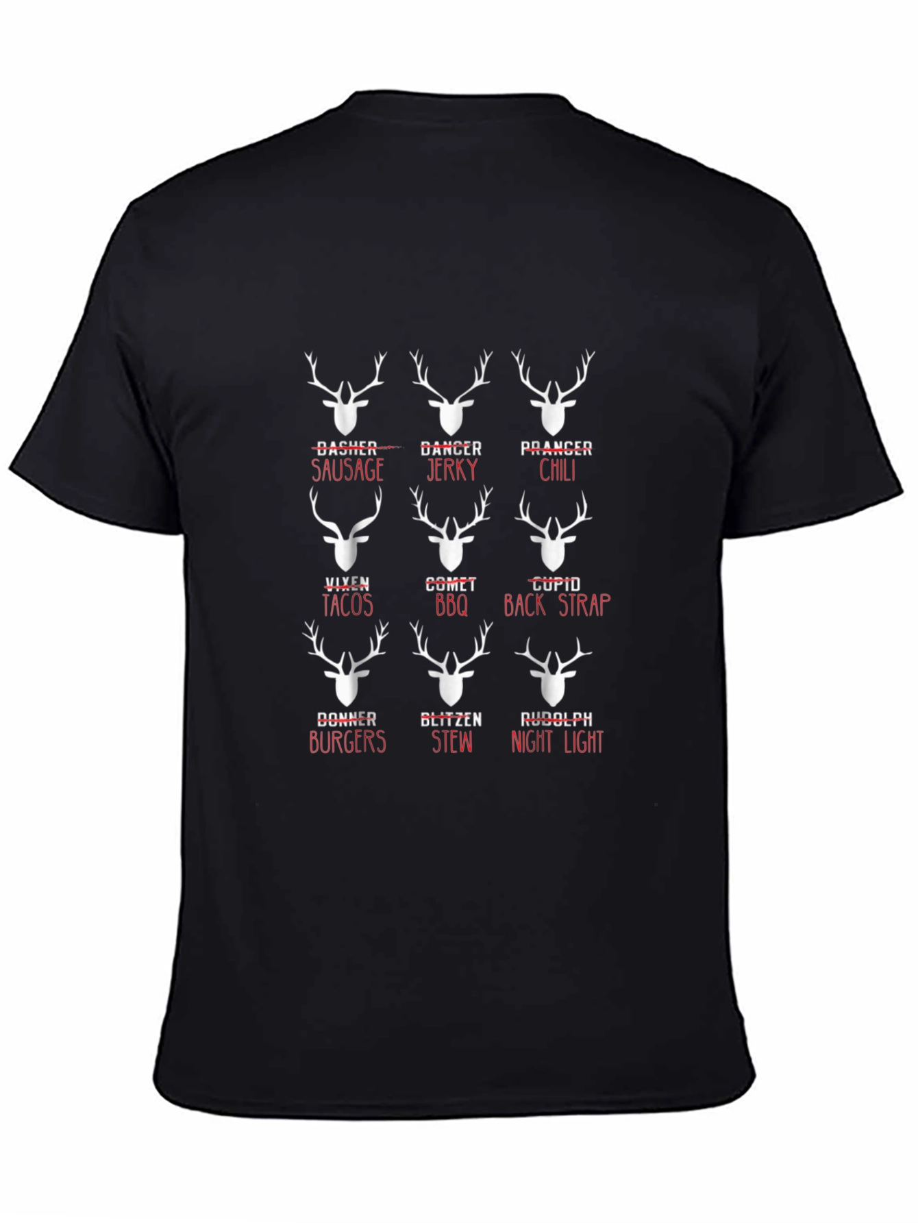 Funny Reindeer Names T-Shirt