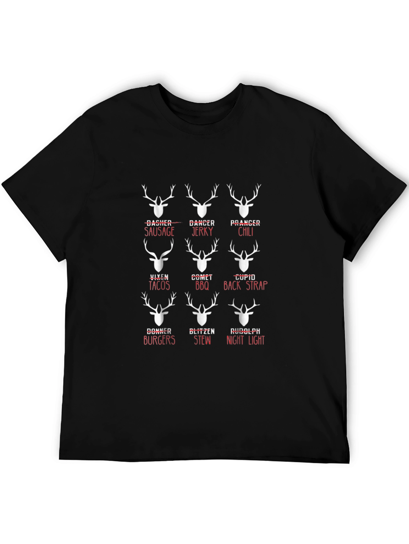 Funny Reindeer Names T-Shirt