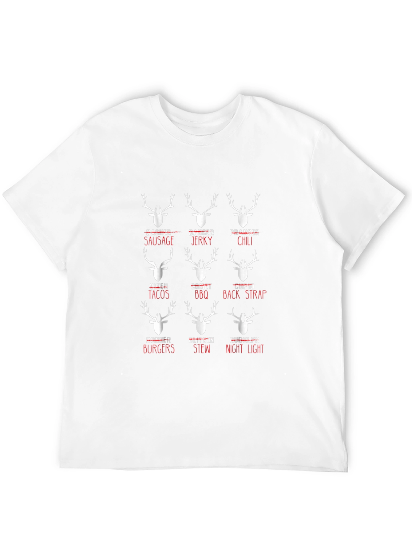 Funny Reindeer Names T-Shirt
