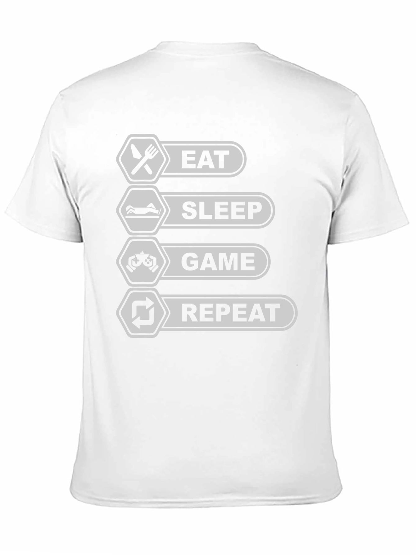 Eat Sleep Game Repeat T-Shirt - Gamer Life