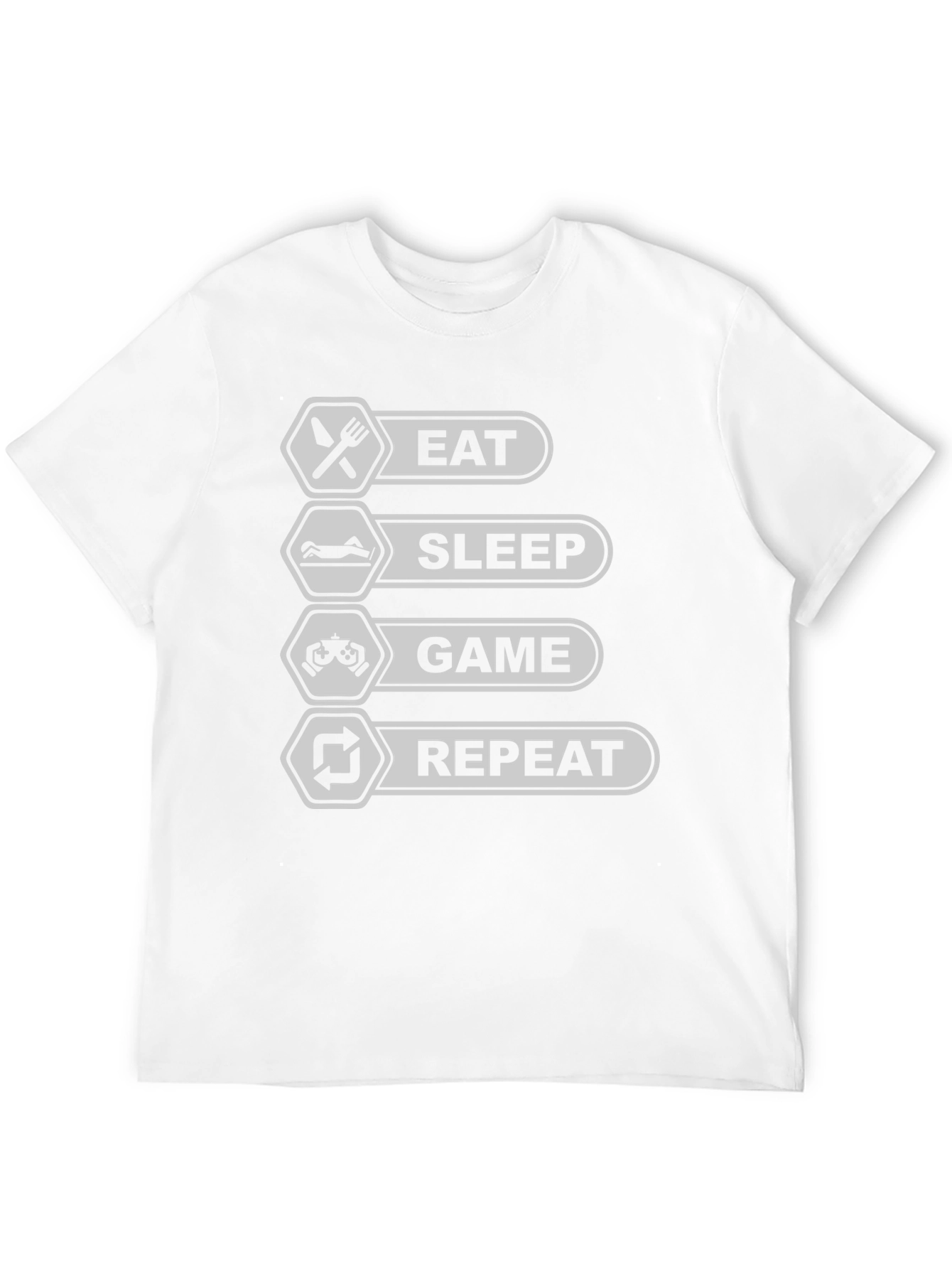 Eat Sleep Game Repeat T-Shirt - Gamer Life