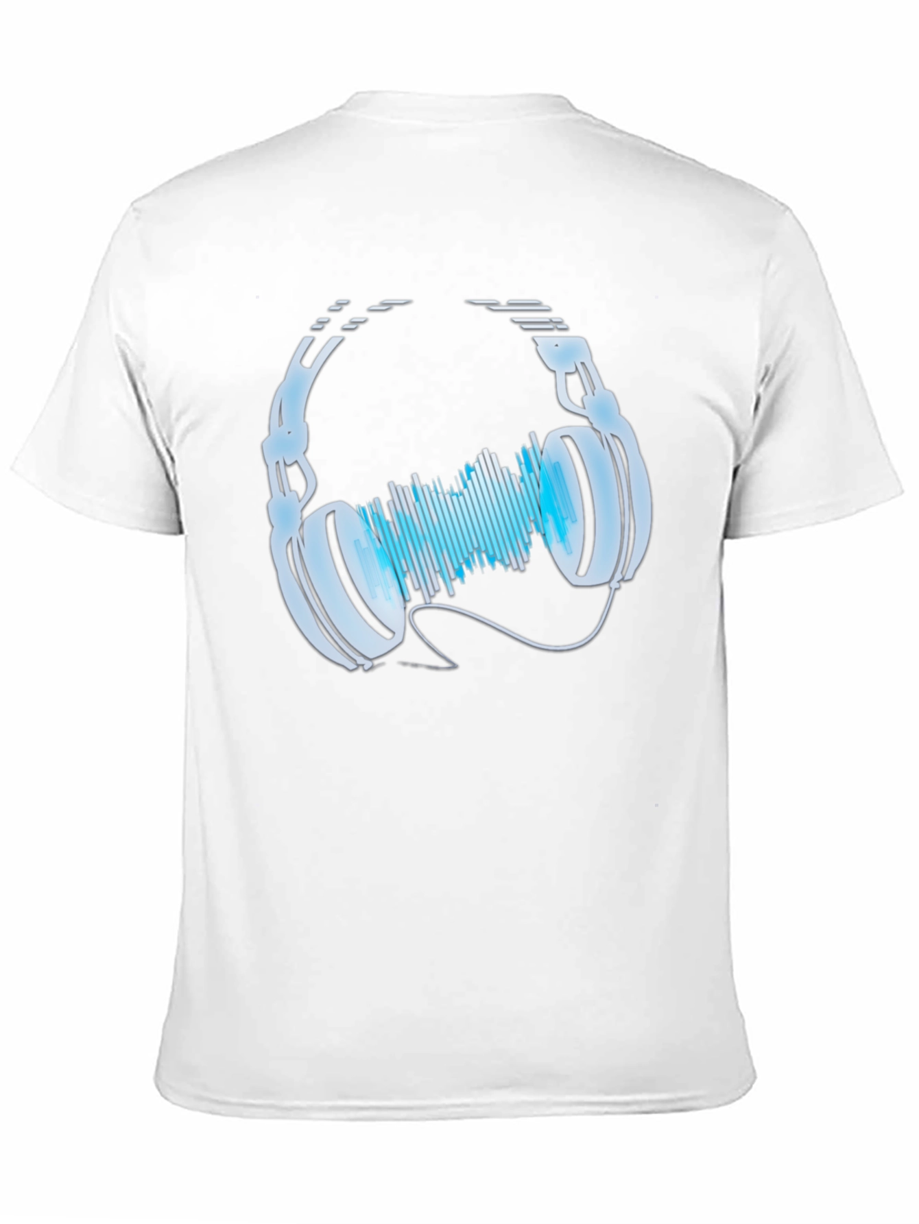 Headphones & Sound Wave Graphic Tee