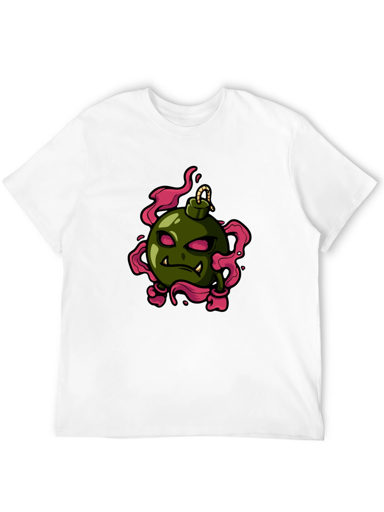 Bomb Character Graphic Tee - Black