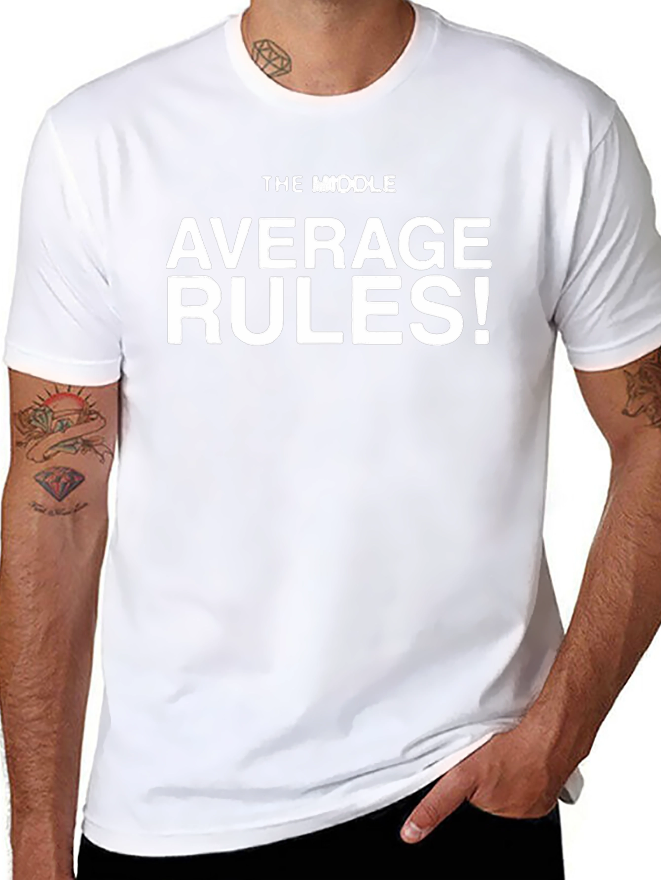 Average Rules! Graphic Tee - Cool & Comfy