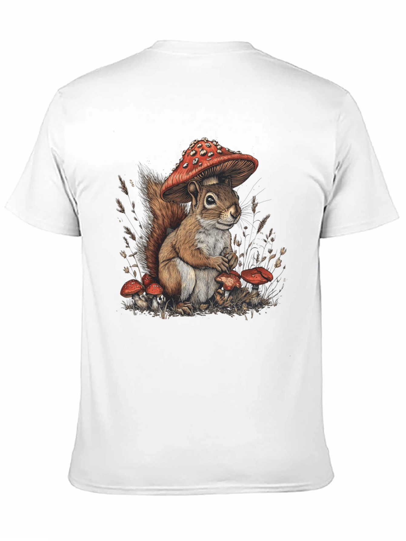 Squirrel Mushroom Graphic Tee