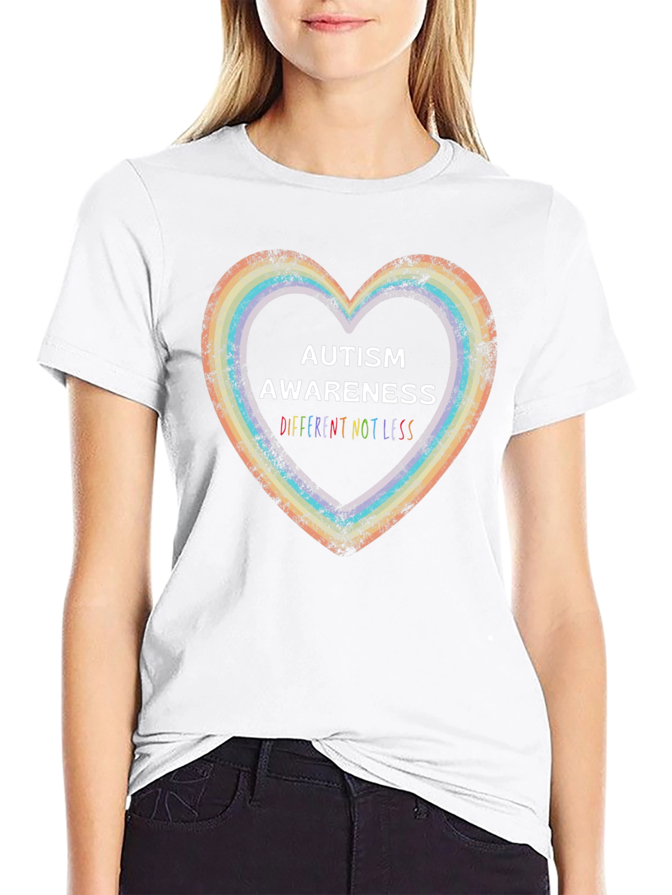 Autism Awareness Graphic Tee: Different Not Less