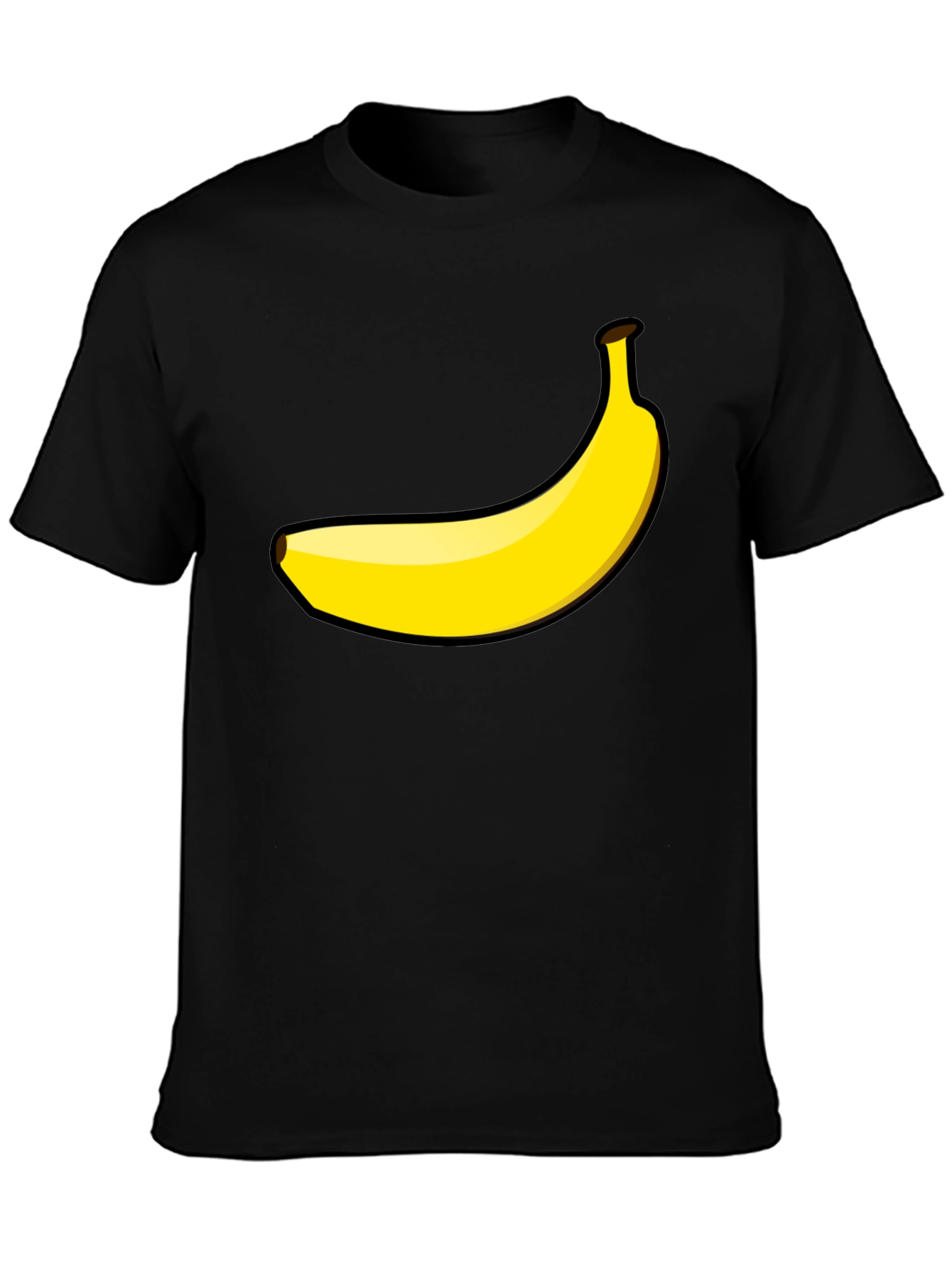 Banana Graphic Black T-Shirt