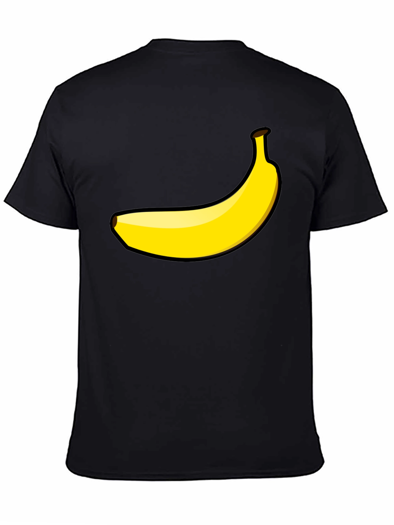 Banana Graphic Black T-Shirt