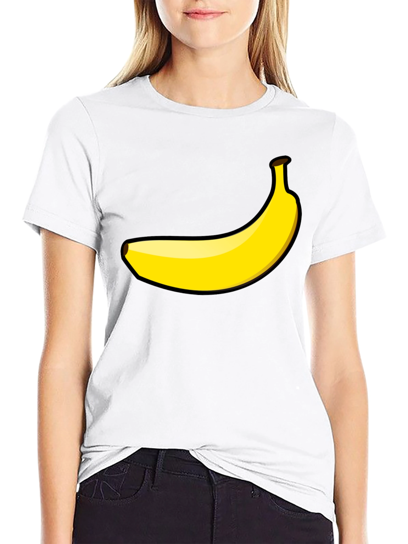 Banana Graphic Black T-Shirt