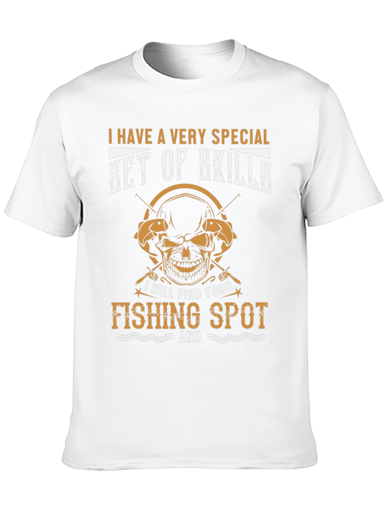 Funny Fishing T-Shirt - Set of Skills Tee