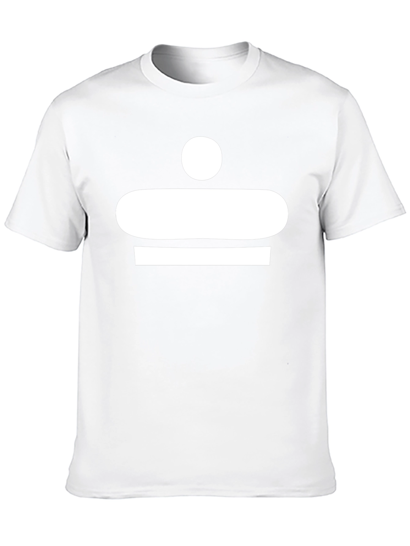 Abstract White Graphic Print Black T-Shirt