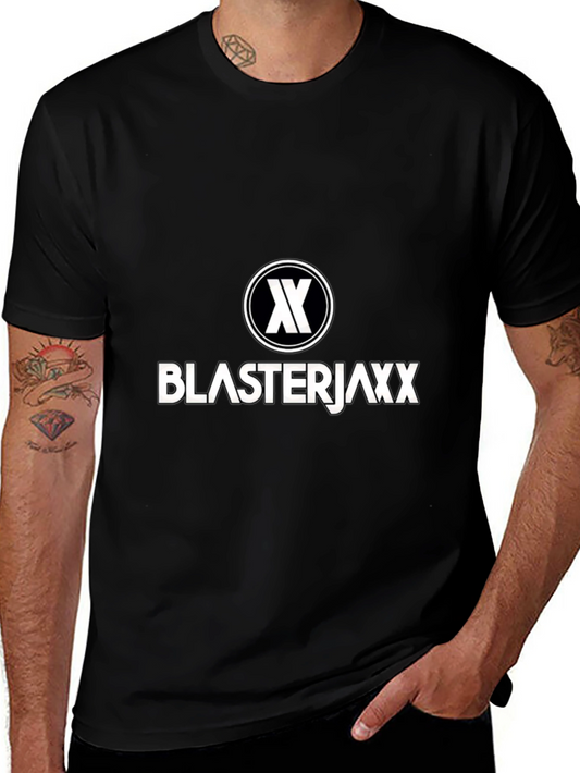 Blasterjaxx Graphic Tee - Black Cotton Blend