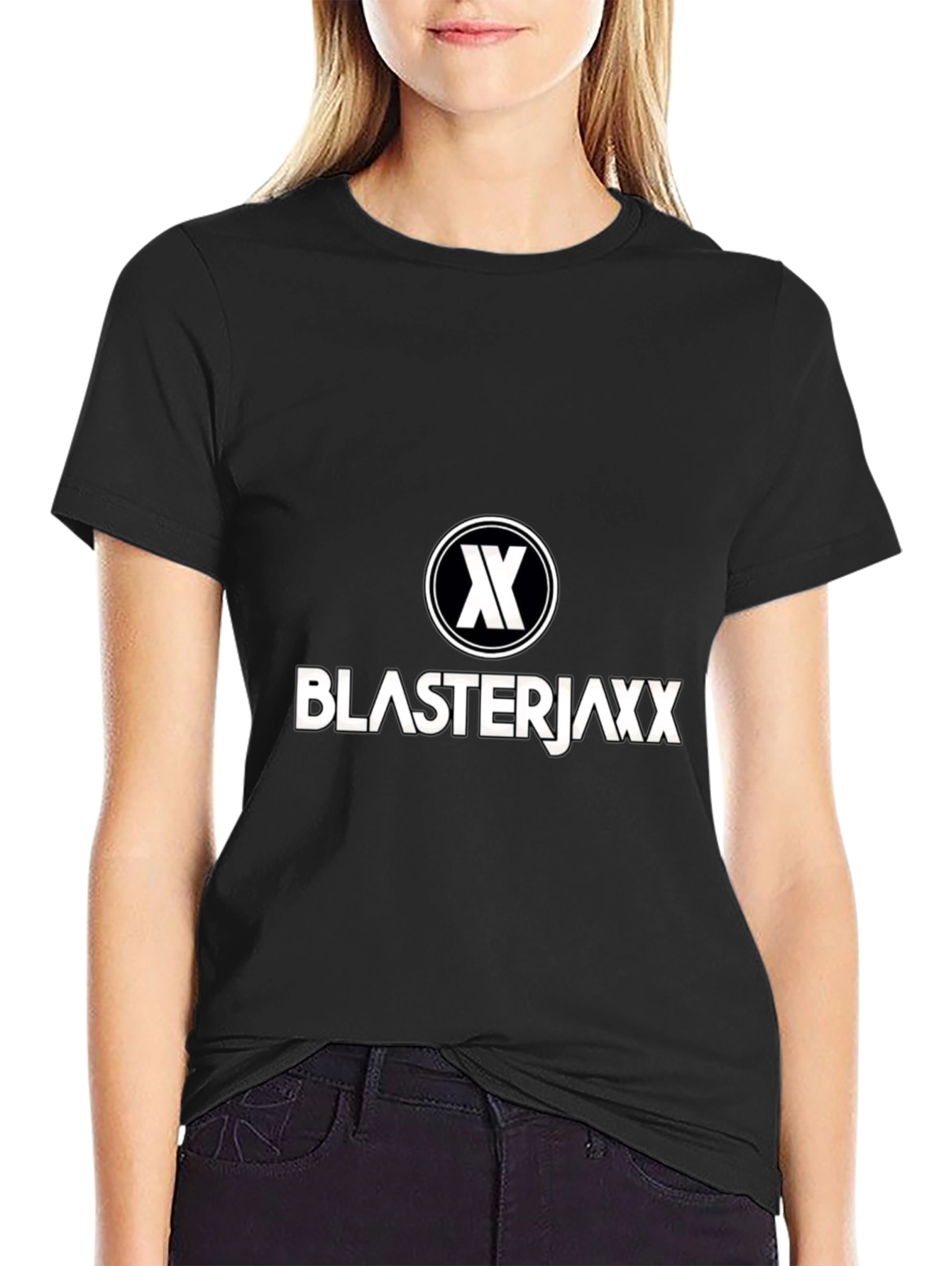 Blasterjaxx Graphic Tee - Black Cotton Blend