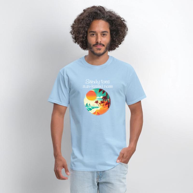 Walking At Sea With Sandy Toes And Sun Kissed Nose