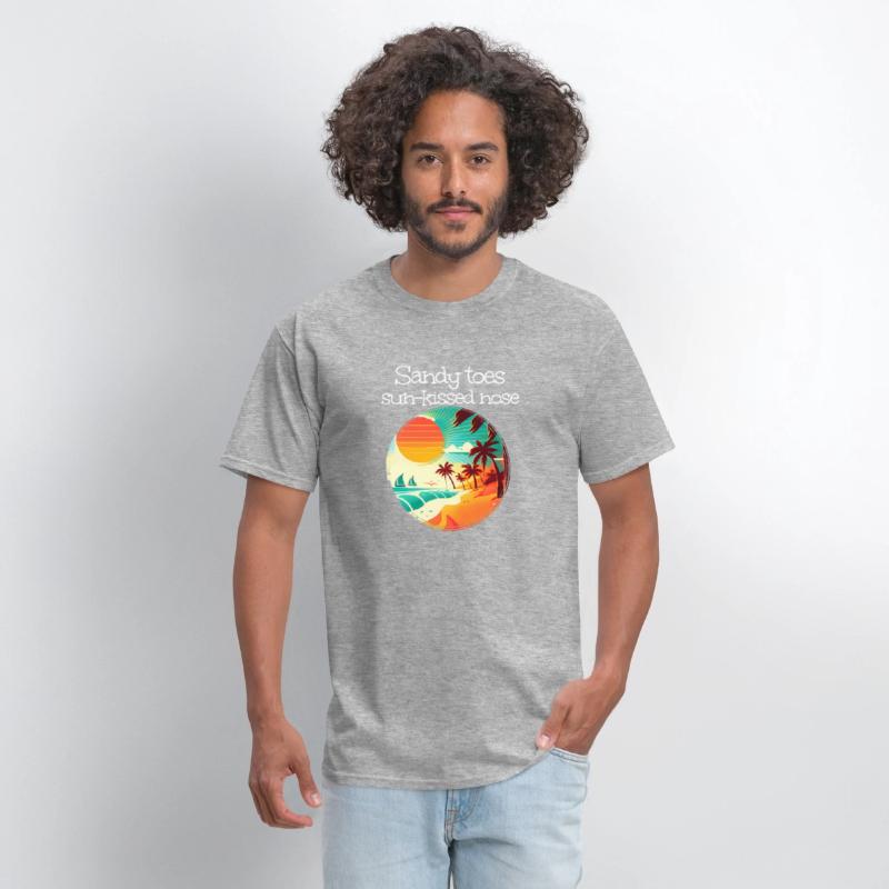 Walking At Sea With Sandy Toes And Sun Kissed Nose