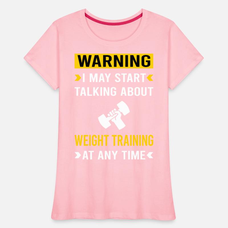 Warning Weight Training