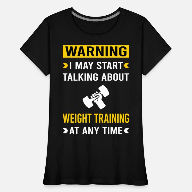 Warning Weight Training