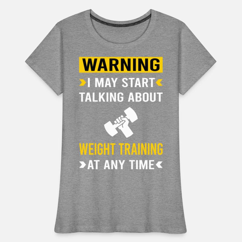 Warning Weight Training