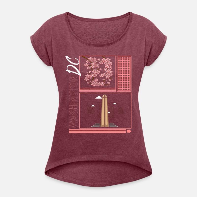 Washington DC Shirt, Cherry Blossom Floral Pop