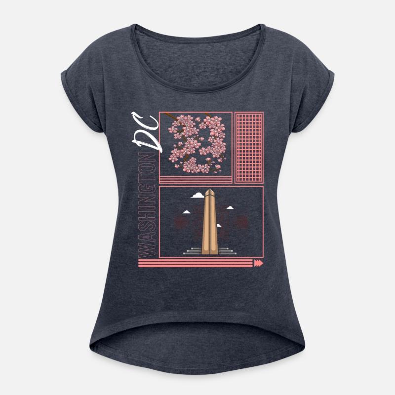 Washington DC Shirt, Cherry Blossom Floral Pop