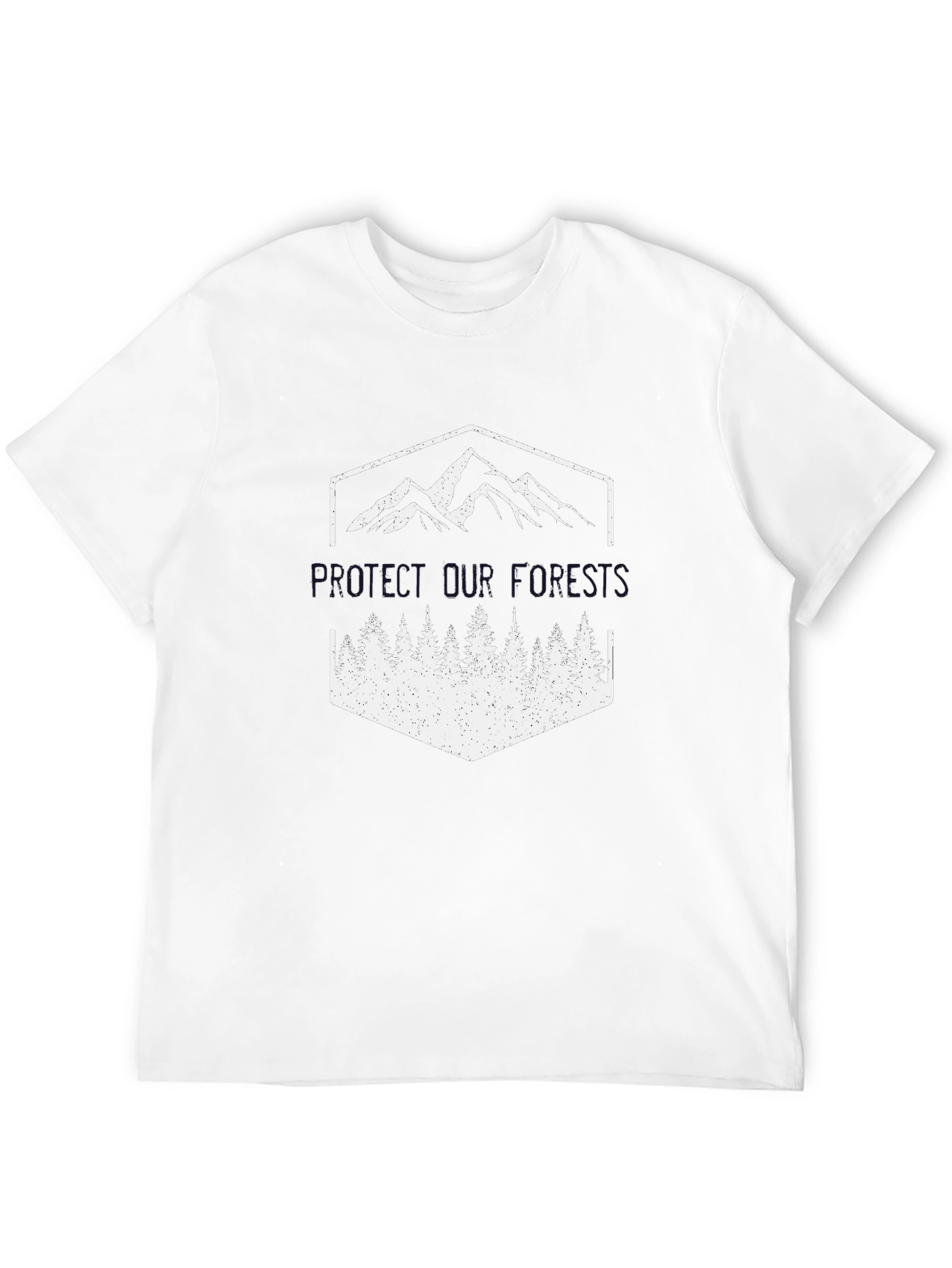 Mountain and Forest Graphic T-Shirt