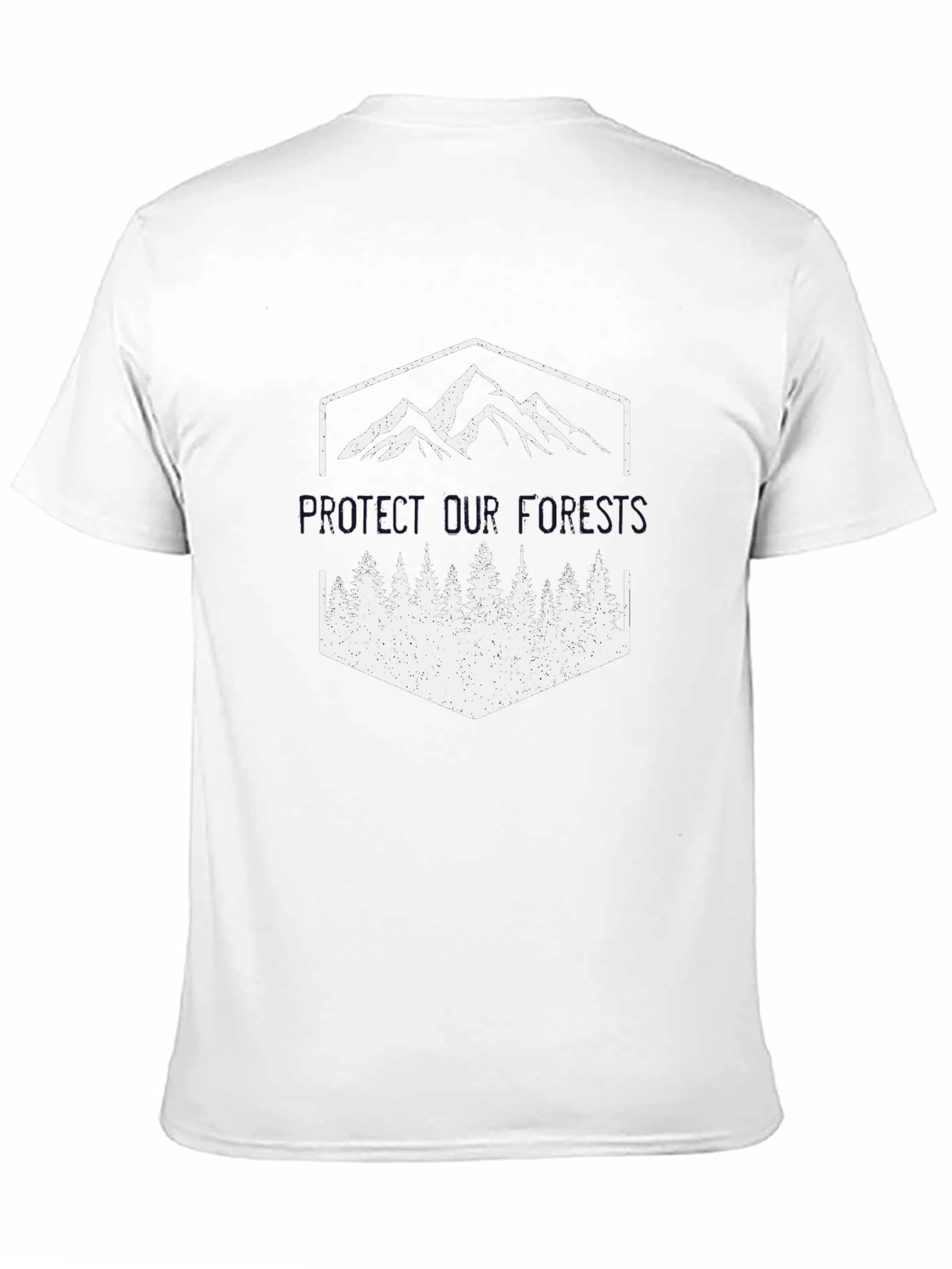 Mountain and Forest Graphic T-Shirt