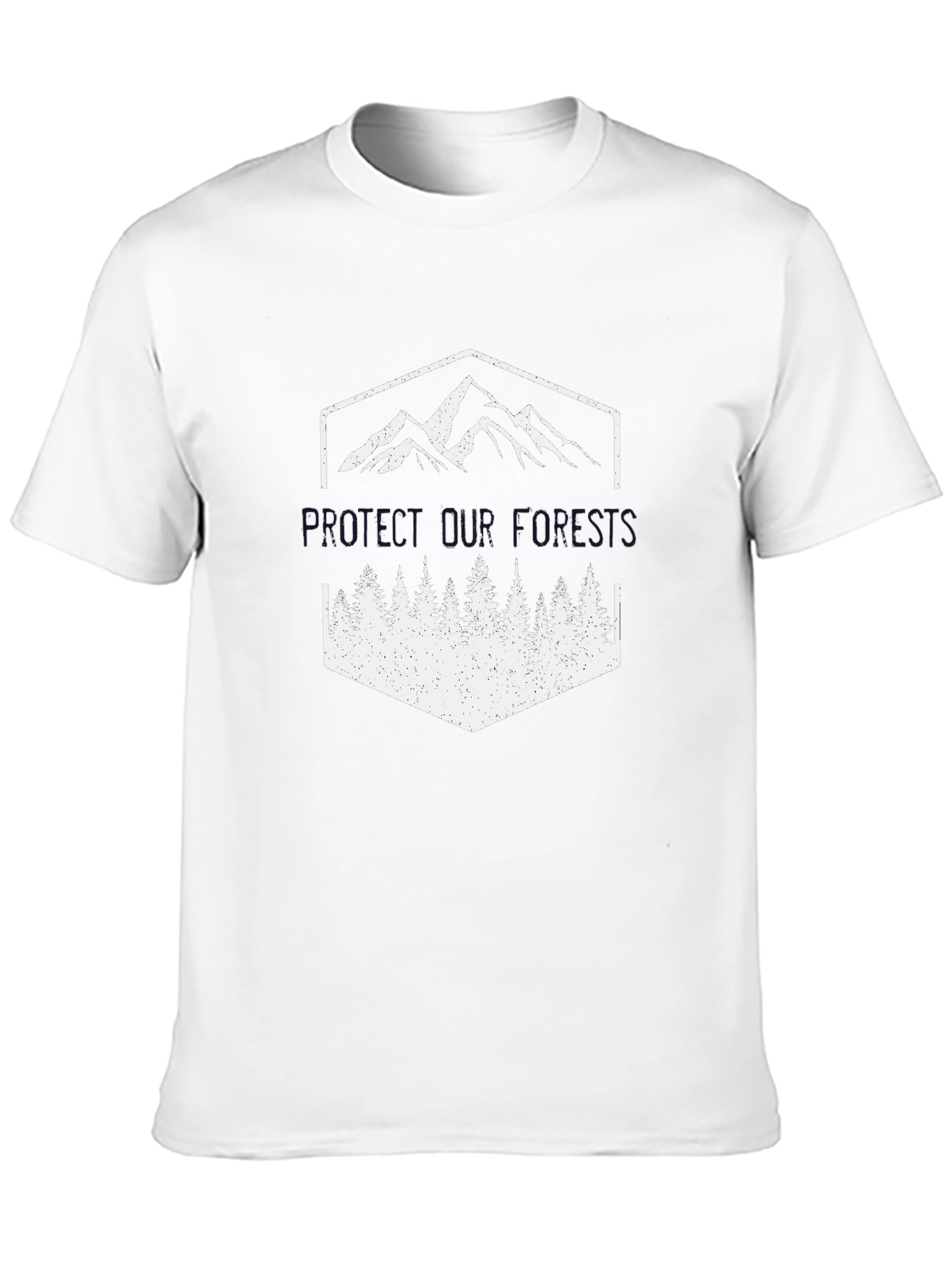 Mountain and Forest Graphic T-Shirt