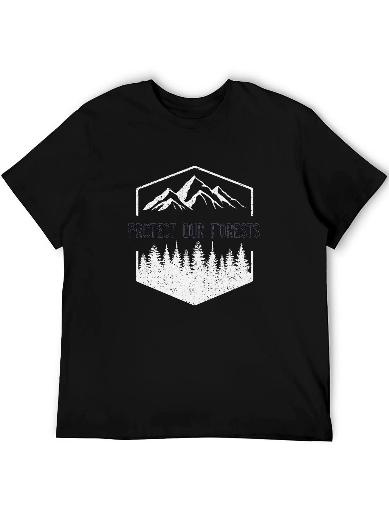 Mountain and Forest Graphic T-Shirt