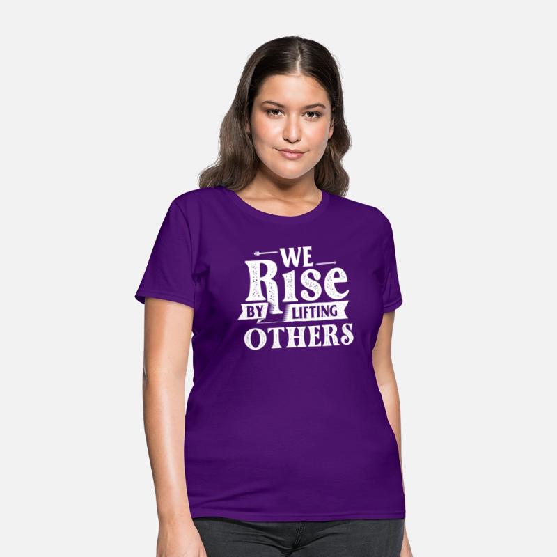 We Rise By Lifting Others - Motivational Quote Inr