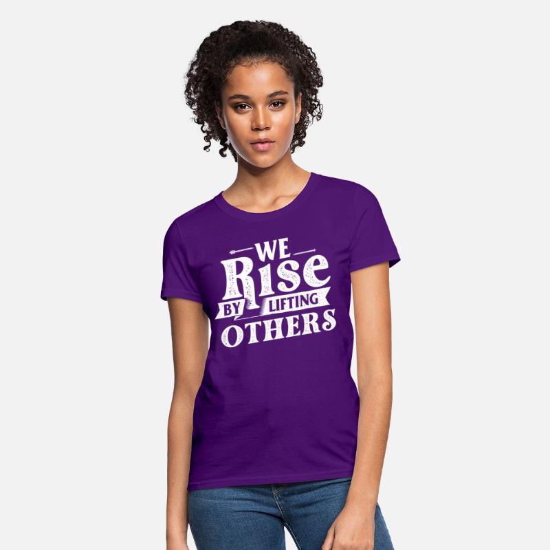 We Rise By Lifting Others - Motivational Quote Inr