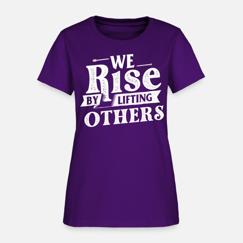 We Rise By Lifting Others - Motivational Quote Inr