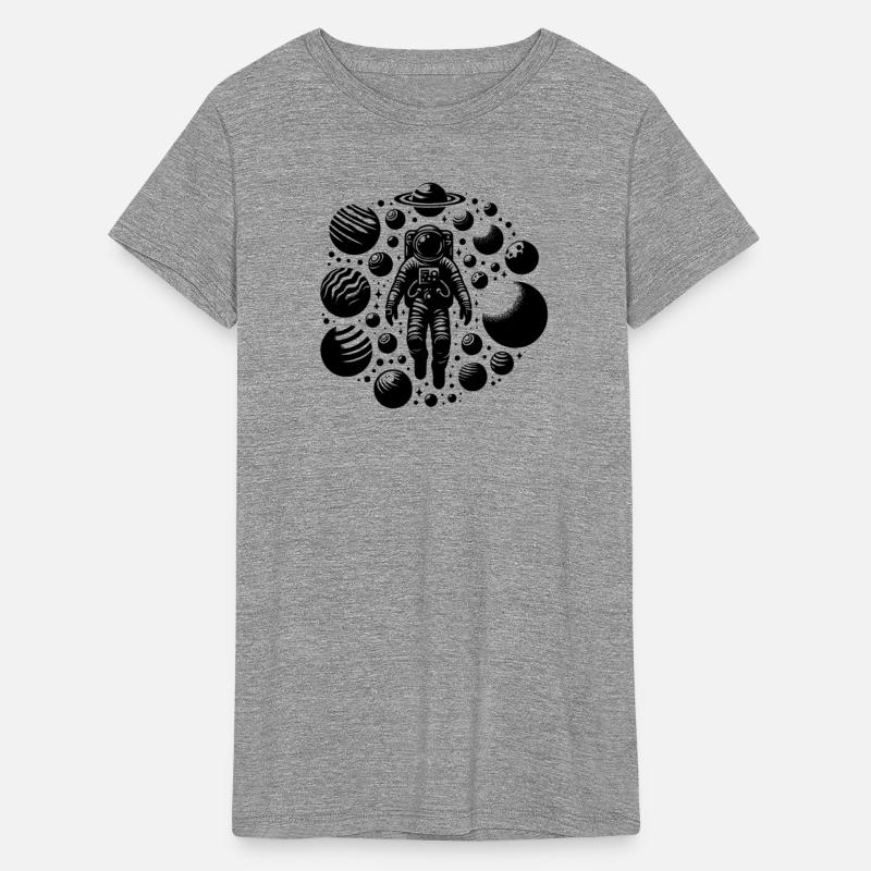 Weightlessness Astronaut Drifts In The Universe