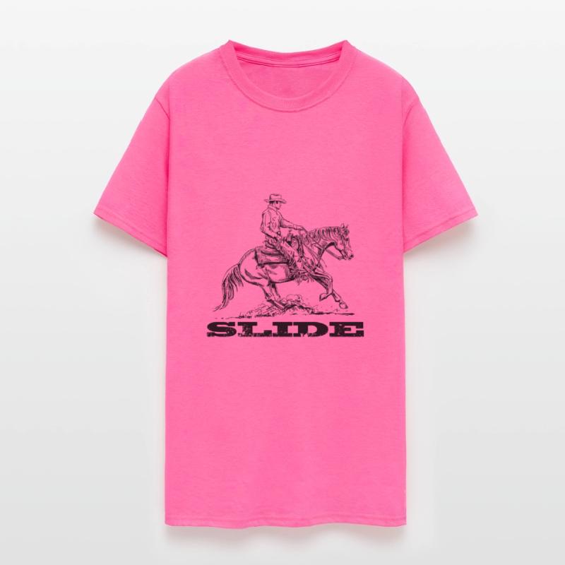 Westernrider Sliding Stop Cowboy Drawing