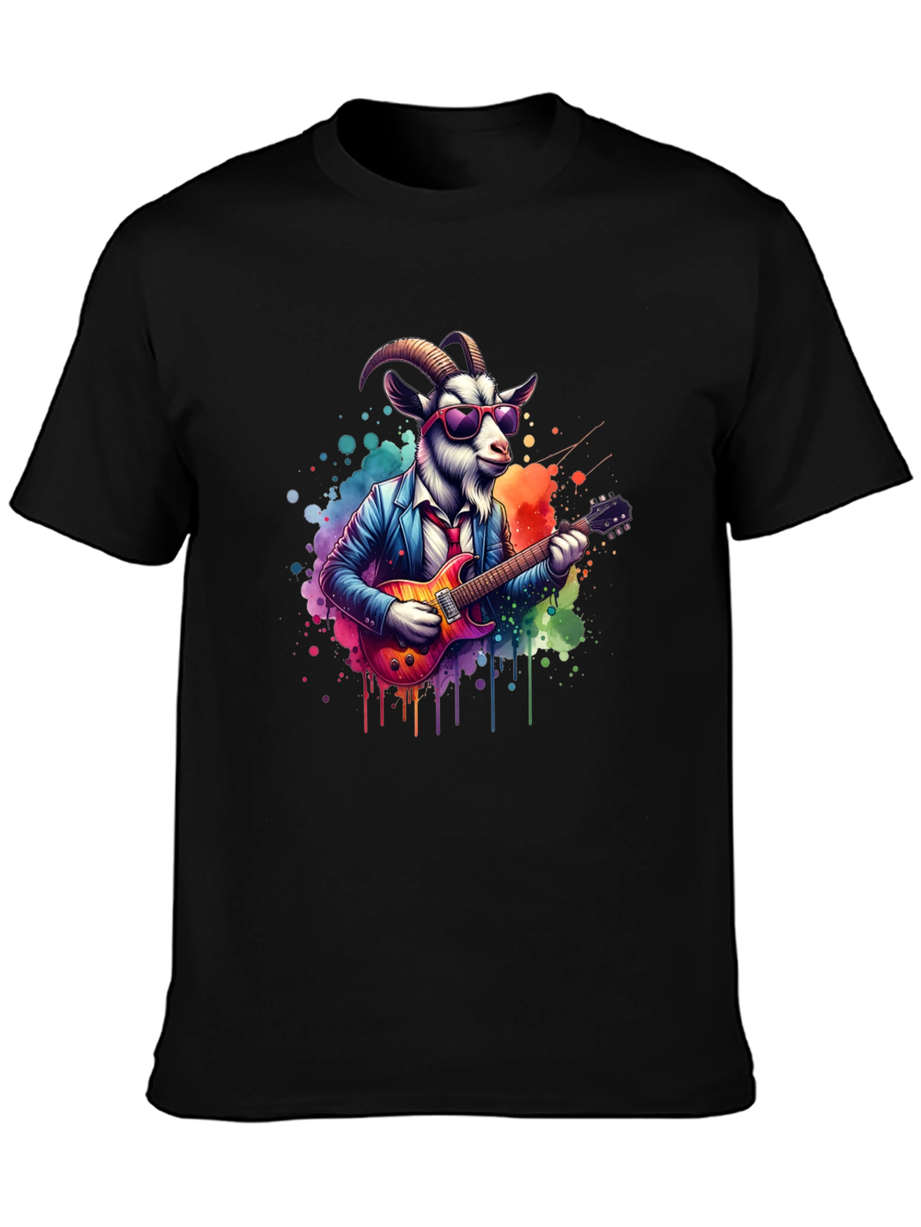 Goat Musician Graphic Tee