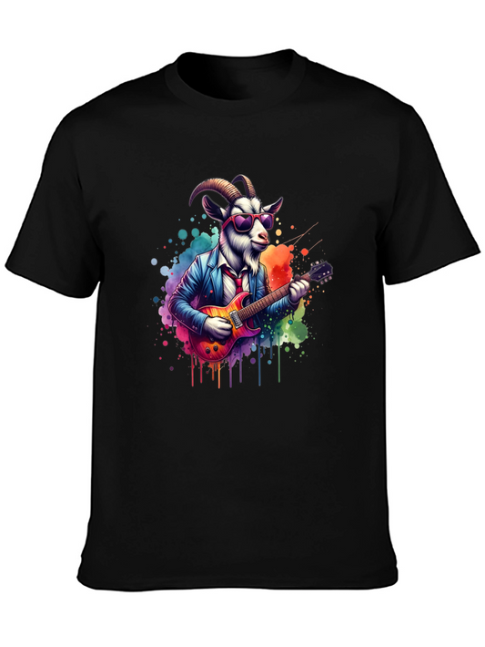 Goat Musician Graphic Tee