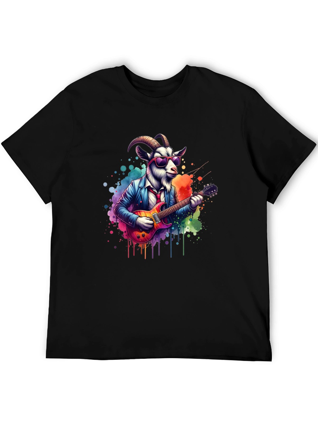 Goat Musician Graphic Tee