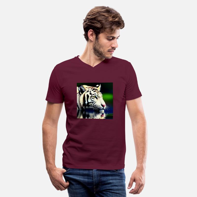 White Tiger Reflection