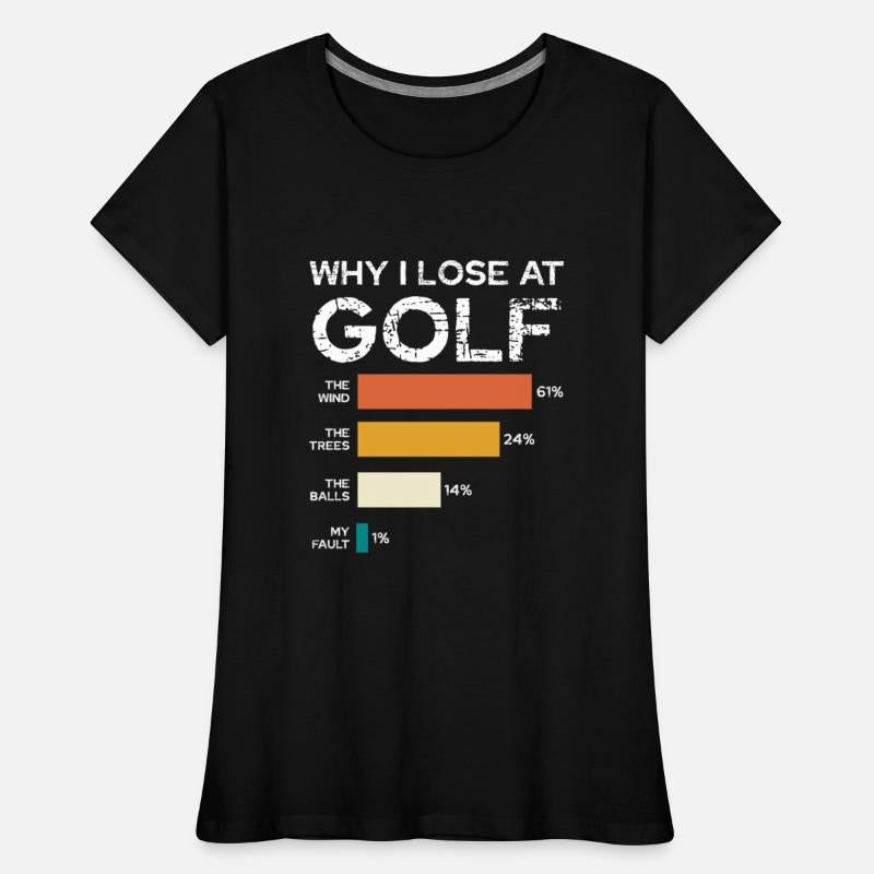Why I Lose At Golf Chart Humor
