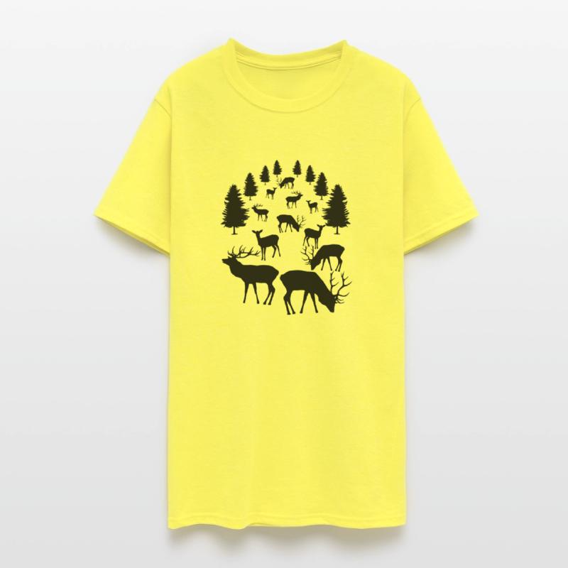 wild deer forest, red deer, animals, hunting