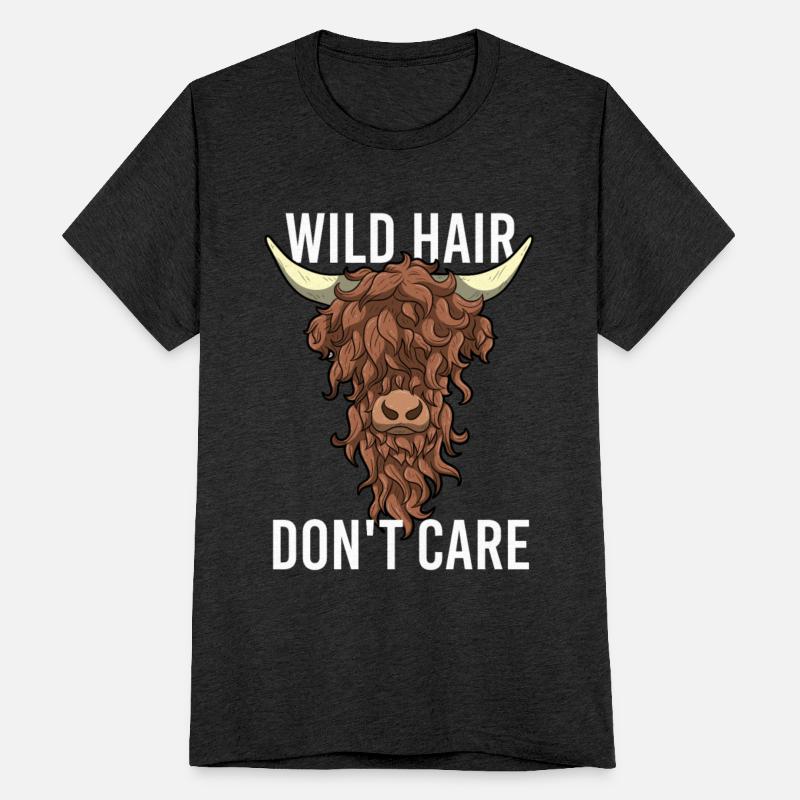 Wild Hair Don't Care Hipster Hairstyles Gift Cow