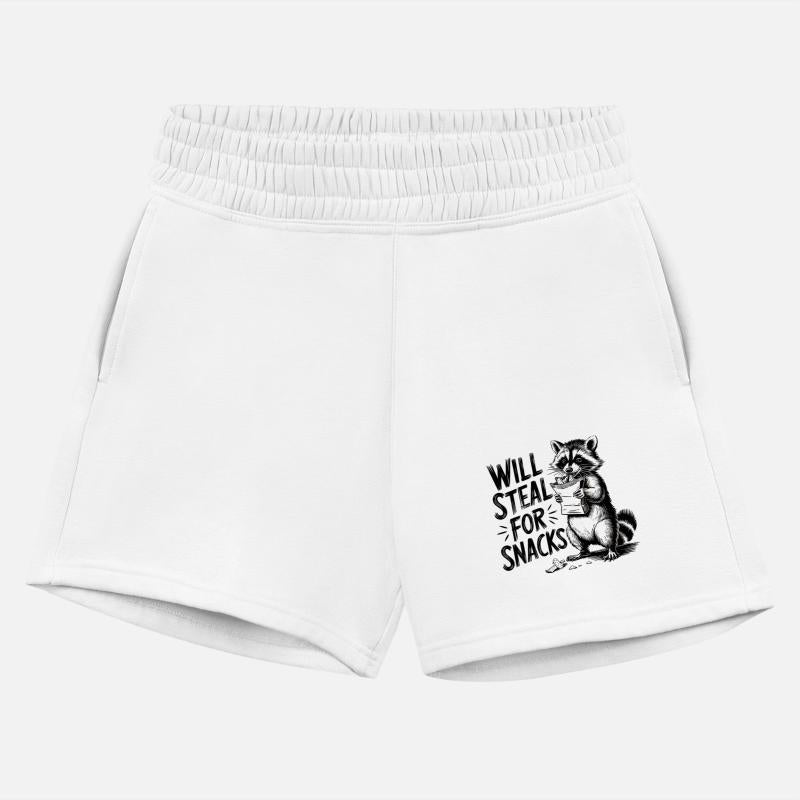 Will Steal For Snacks Raccoon Humor