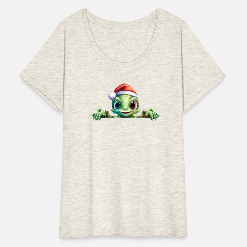 Winter Frog in a Santa Hat