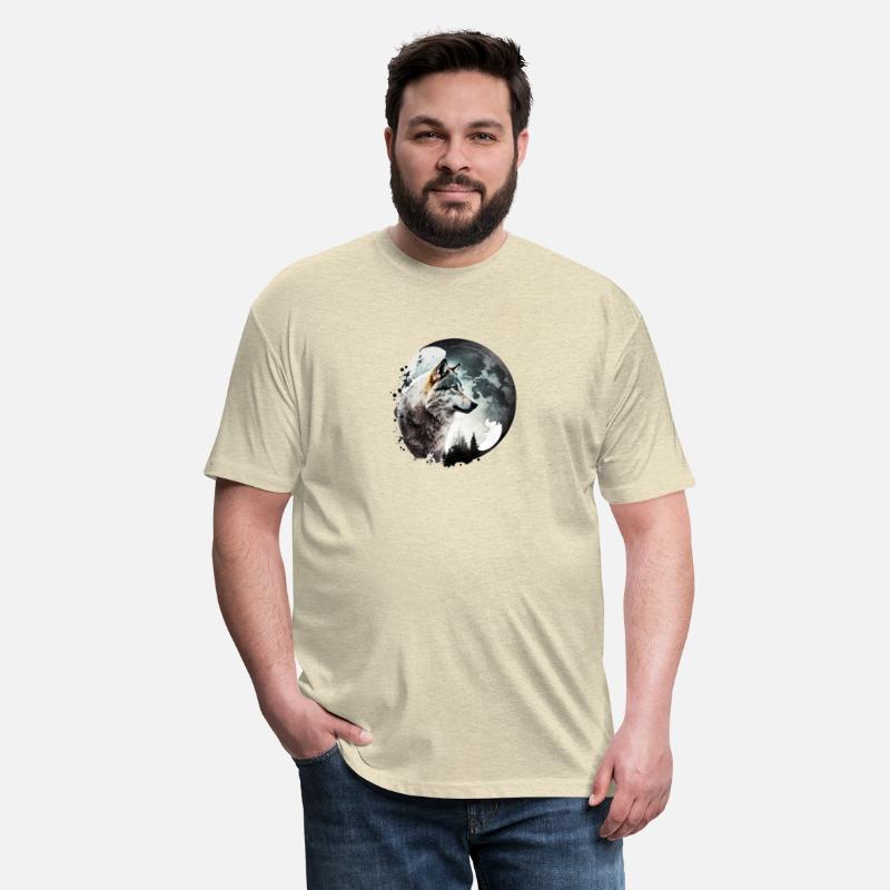 Wolf Moonlight Forest Wild Werewolf Watercolor 1