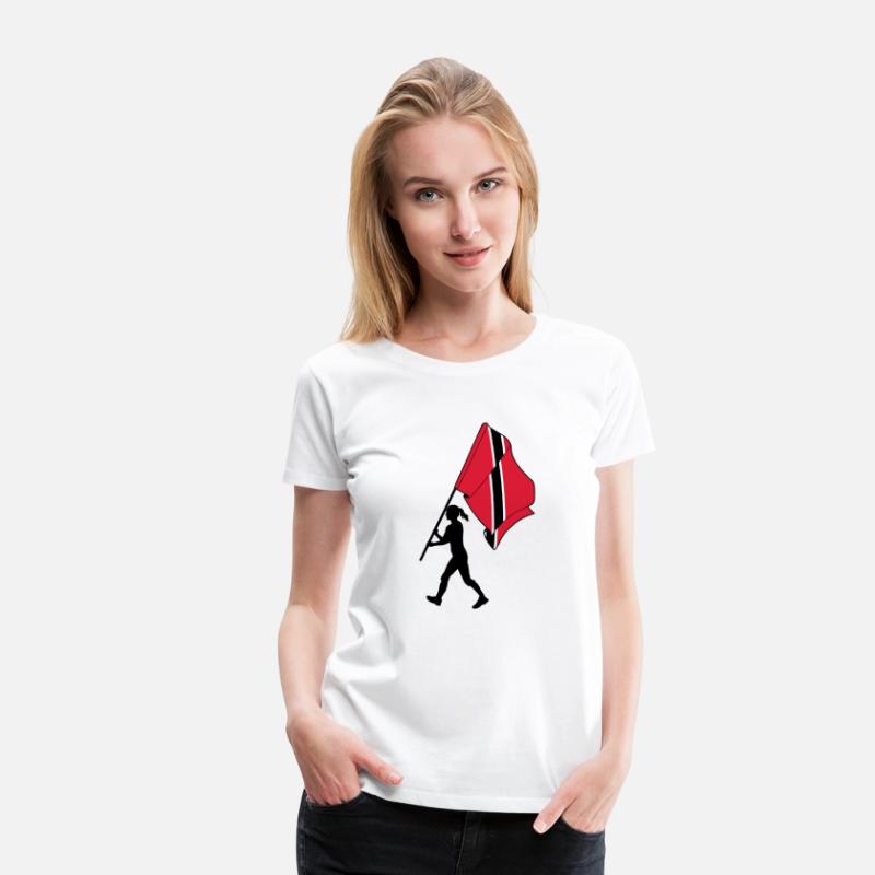 Woman flag Trinidad Tobago