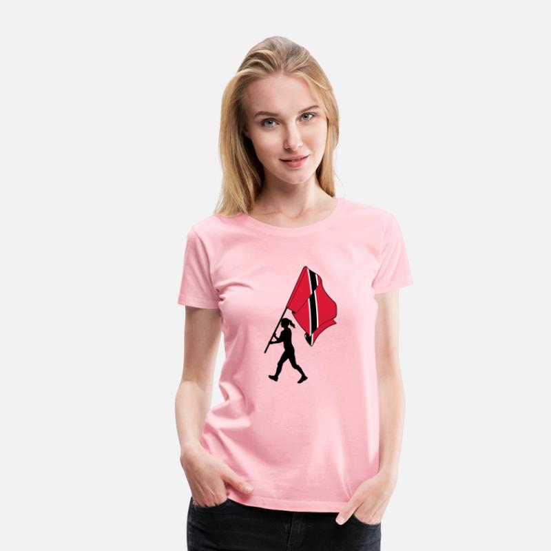 Woman flag Trinidad Tobago