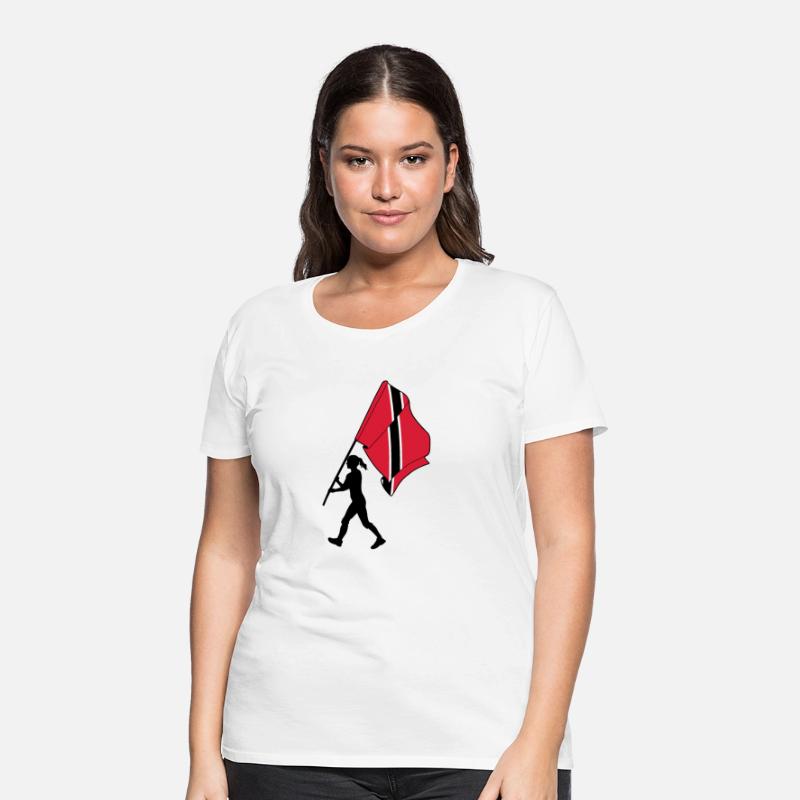 Woman flag Trinidad Tobago