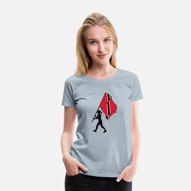 Woman flag Trinidad Tobago