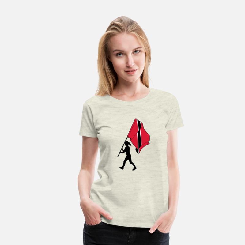 Woman flag Trinidad Tobago