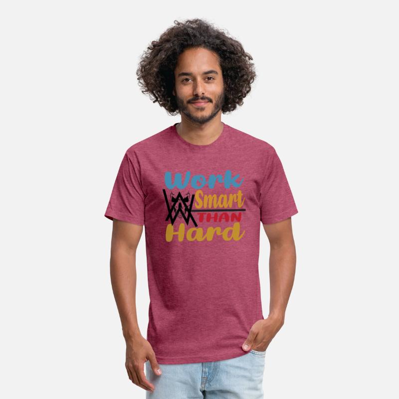 Work Smart Than Hard- Printed Teeshirt