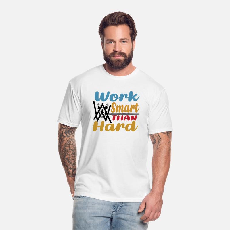Work Smart Than Hard- Printed Teeshirt